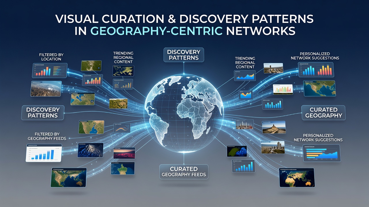 Examples of user interaction with geographically tagged visual collections in digital networks